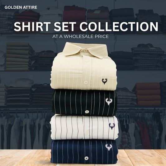 Branded Everyday Formal Shirt Collection (Combo of 4)
